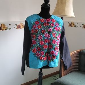 Vintage De Colores handmade in Guatemala jacket